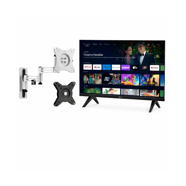 12V Smart TV 22 tum med roterbart väggfäste för husvagn