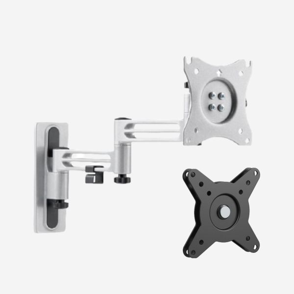 TV väggfäste med Roterbar adapter för husbil / husvagn med dubbel arm