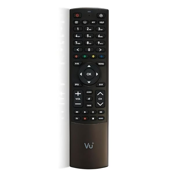 Universal fjärrkontroll till Vu+ samtliga boxar, Fjärrkontrollen kan också slå på/stänga av din TV, Wifi, Media Center

