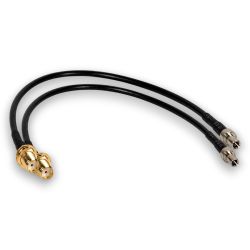 2-pack antennadapter SMA-hona till TS9-hane 25 cm för 4G- och 5G-router