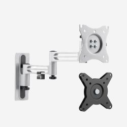 TV väggfäste med Roterbar adapter för husbil / husvagn med dubbel arm